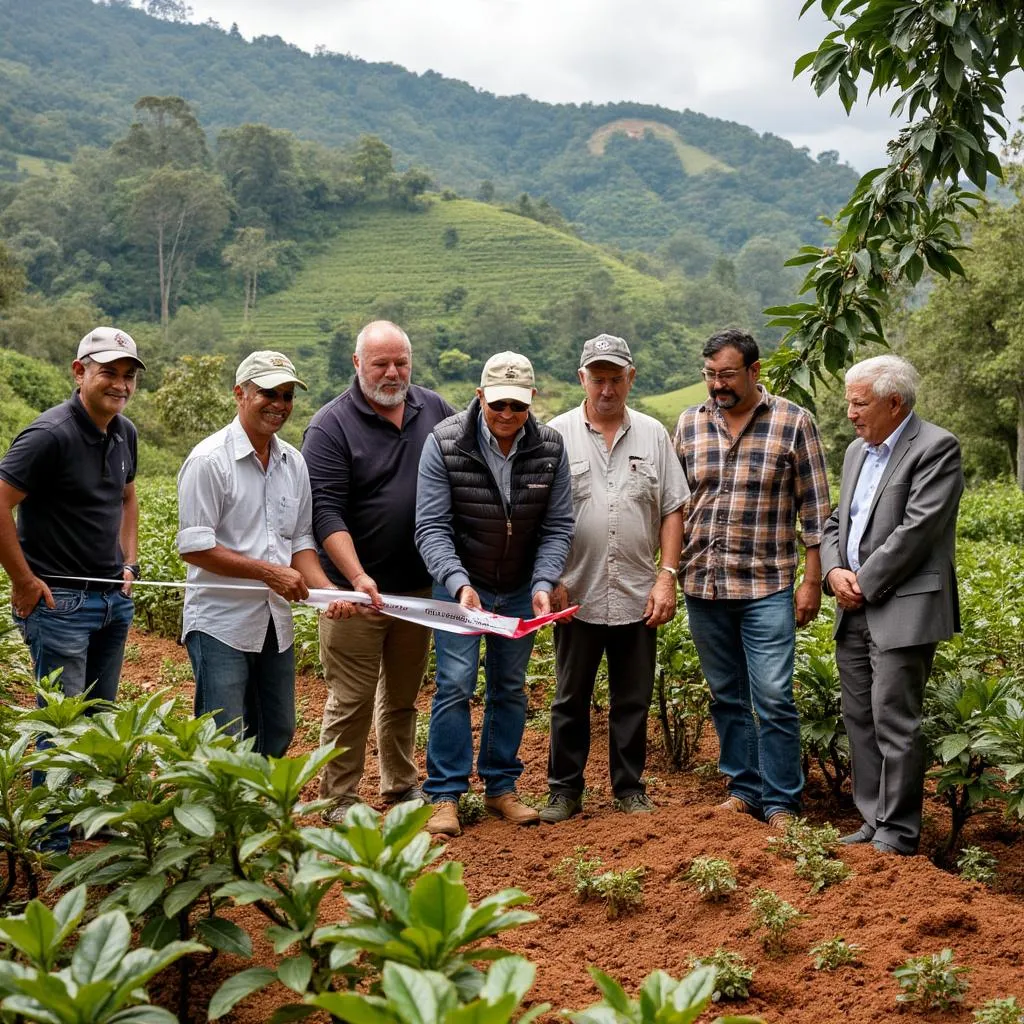 Inauguración Proyecto Agrícola